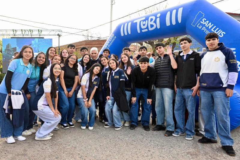 LAS TUBI LLEGARON A 23 ESTUDIANTES EN SAN MARTÍN