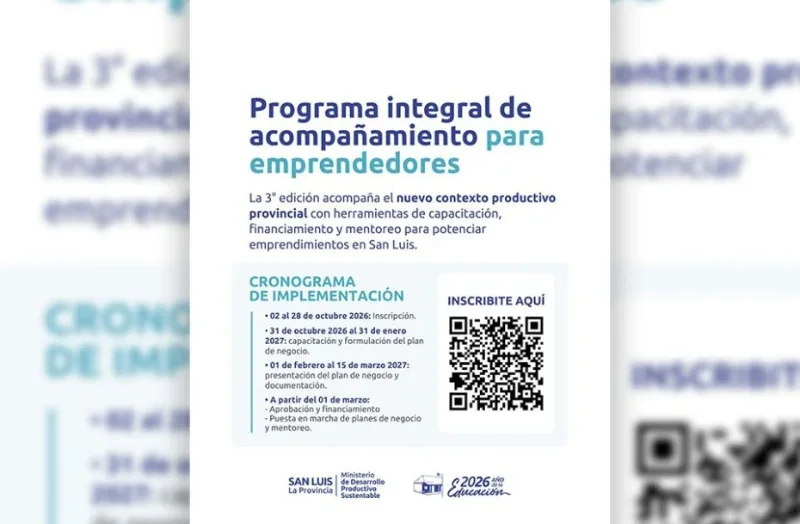 TODO LO QUE HAY QUE SABER: EL QR PARA CONOCER LOS DETALLES DE LOS PROGRAMAS MI PRÓXIMO PASO Y MI PRIMER EMPRENDIMIENTO Y LA BECA DE $250 MIL