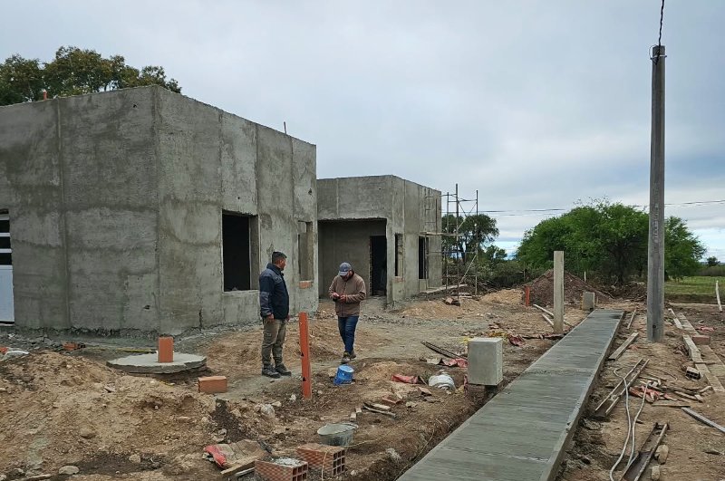 LAS 40 VIVIENDAS DE MERLO SUMAN TERMINACIONES Y OBRAS DE INFRAESTRUCTURA