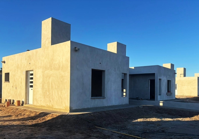 CONTINÚAN LOS AVANCES EN LA CONSTRUCCIÓN DE VIVIENDAS DE VILLA LARCA, PAPAGAYOS Y NASCHEL
