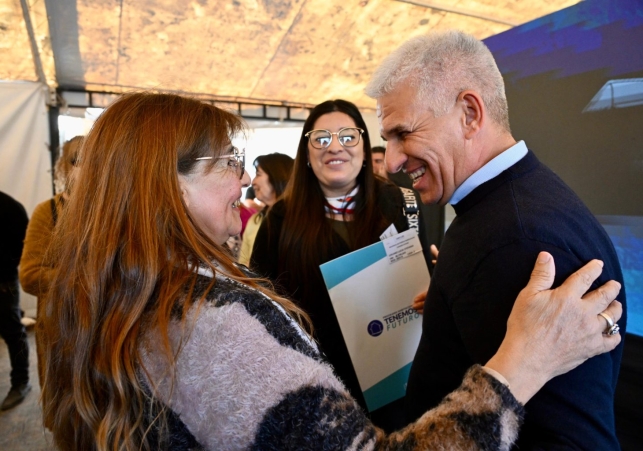 “ESTOY AGRADECIDA CON POGGI QUE PIENSA EN LA GENTE DE VILLA MERCEDES”